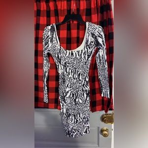 Arden B leopard print dress